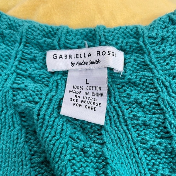 Vintage 1980’s Gabriella Rossi by Andre Smith Large button swing cardigan Large - Picture 5 of 5